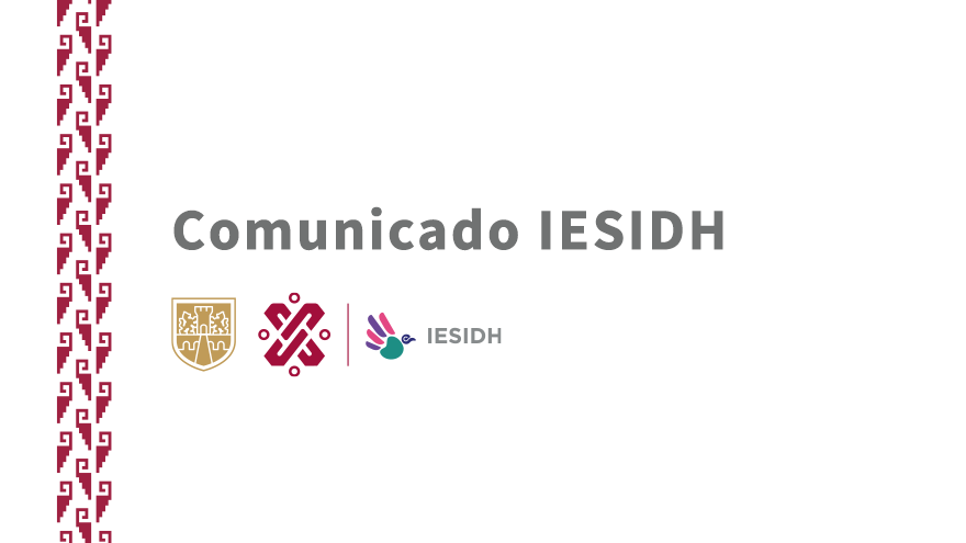 Comunicado IESIDH