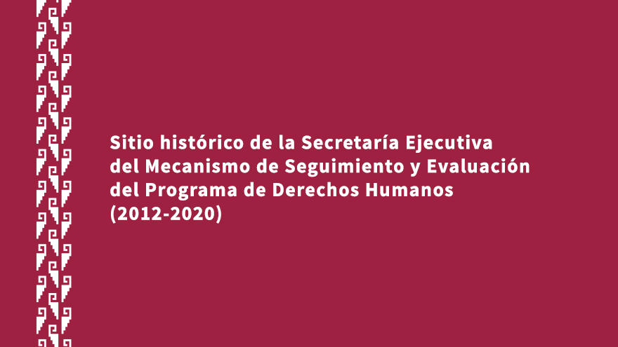 Sitio Web Histórico de la SEMSEPDH (2012-2020)